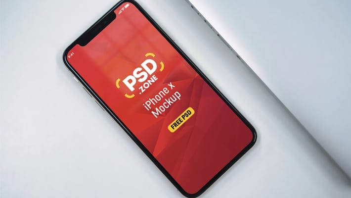 Clean Apple iPhone X Mockup