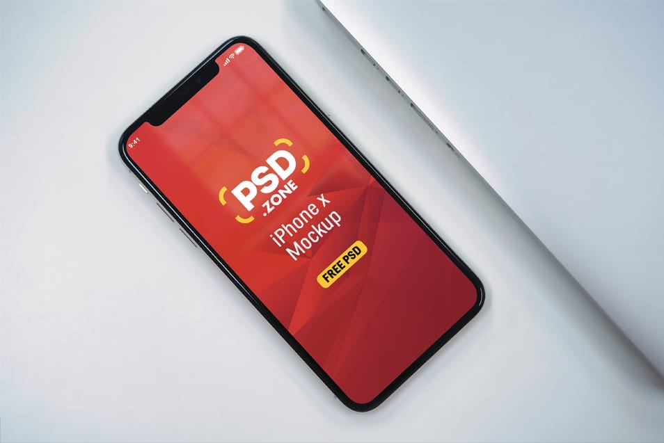 Clean Apple iPhone X Mockup