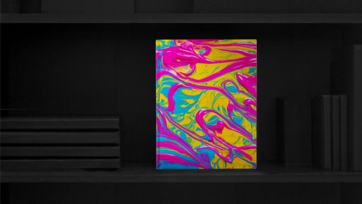 Contrast Book PSD Mockup