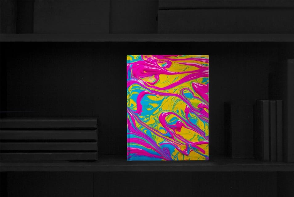 Contrast Book PSD Mockup