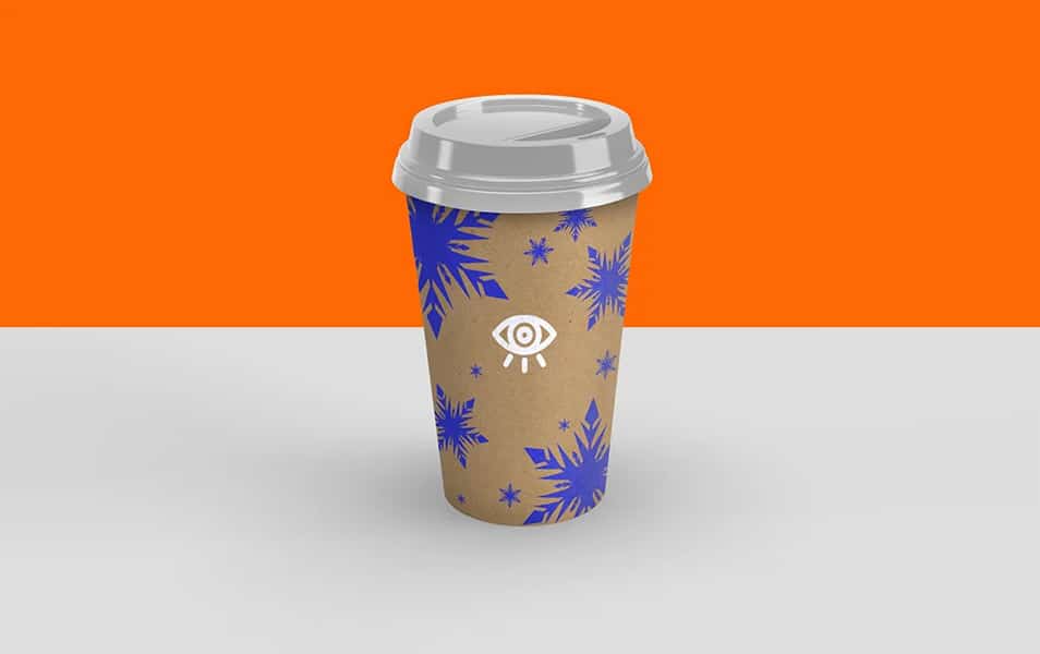 Craft Paper Cup Mockup