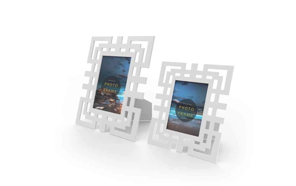 Embel Border Design Frame Mockup