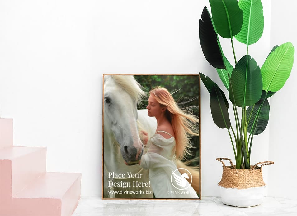 Free Big Picture Frame Mockup PSD