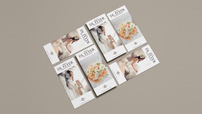 Free Brand Dl PSD Flyer Mockup Design