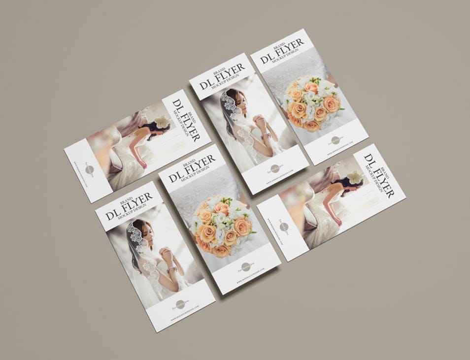 Free Brand Dl PSD Flyer Mockup Design