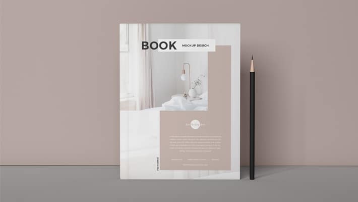 Free Branding PSD Book Mockup Design
