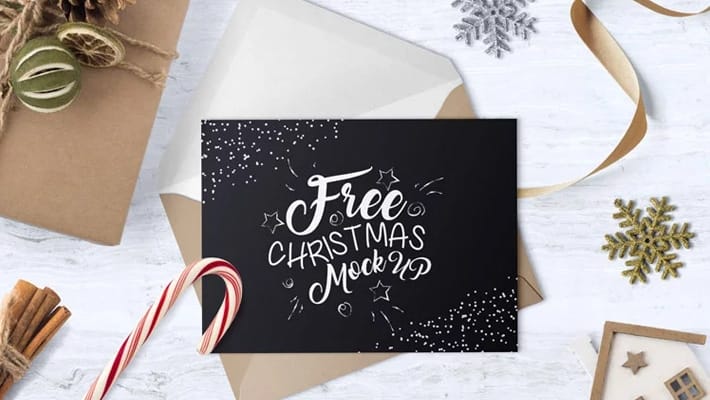 Free Christmas Time Mockup Set