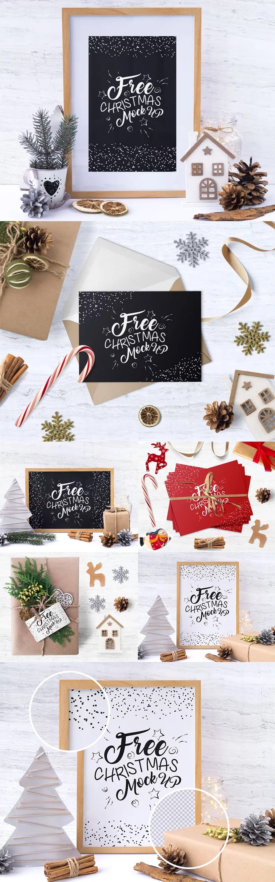 Free Christmas Time Mockup Set