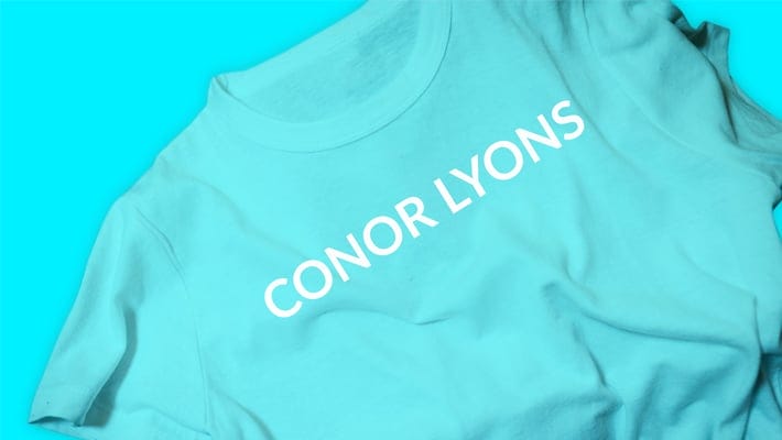 Free Creased T-Shirt PSD mockup