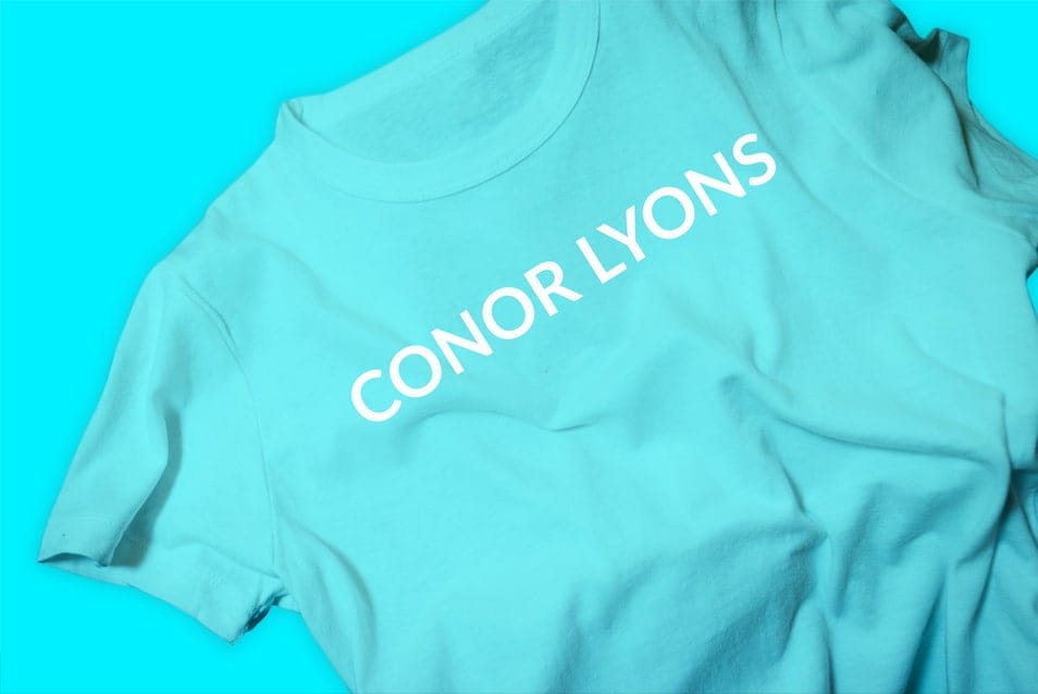 Free Creased T-Shirt PSD mockup