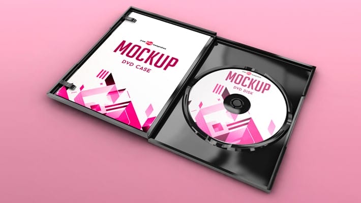 Free DVD Case Mock-up in PSD
