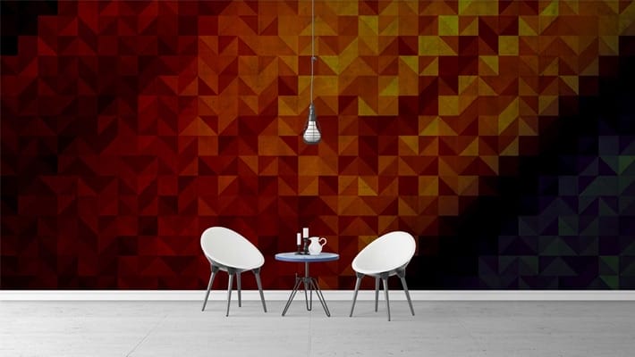 Free Dining Room Wall Canvas Mockup