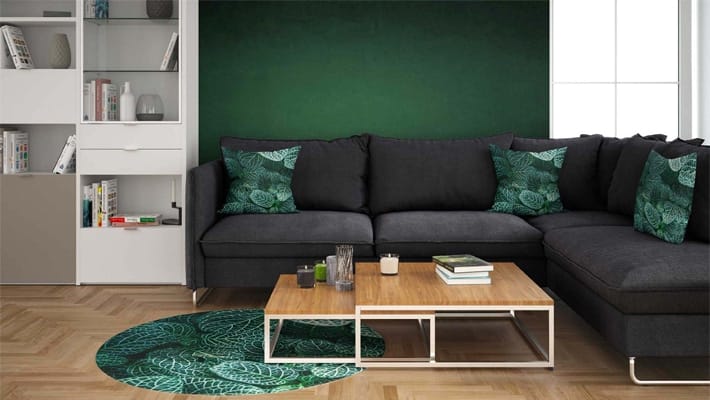 Free Dining Room Wall Design Mockup