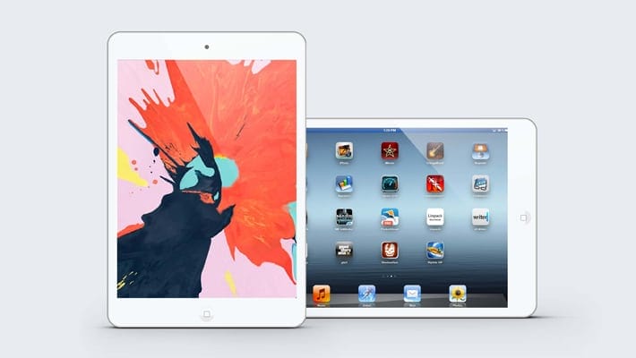 Free iPad Pro Display Designs Mockup