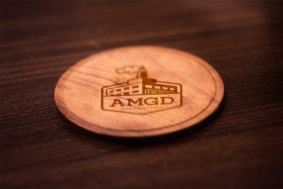 Free Latest Coaster Mockup