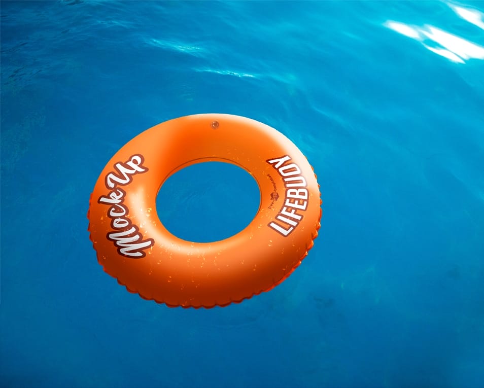 Free Lifebuoy Mock-up in PSD