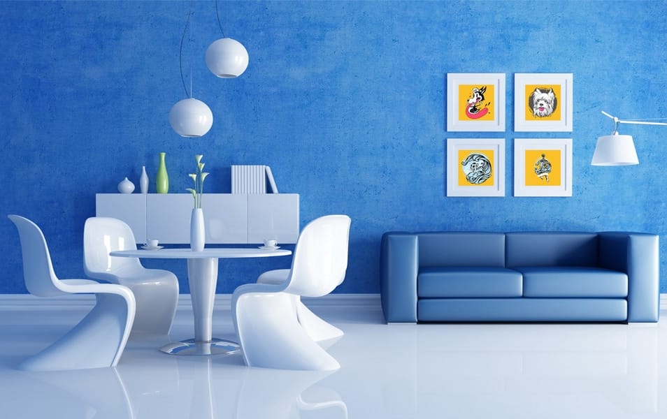 Free Online Wall posters mockup