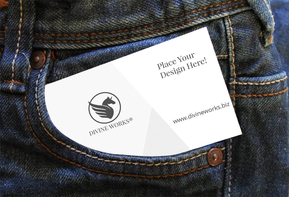 Free Visiting Card Mockup