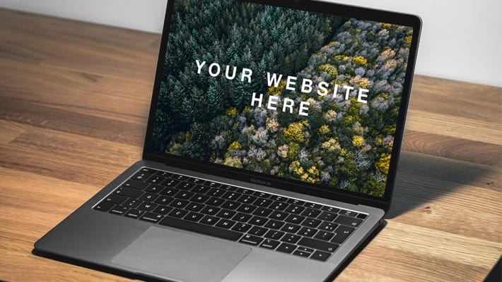 MacBook Air PSD Mockup