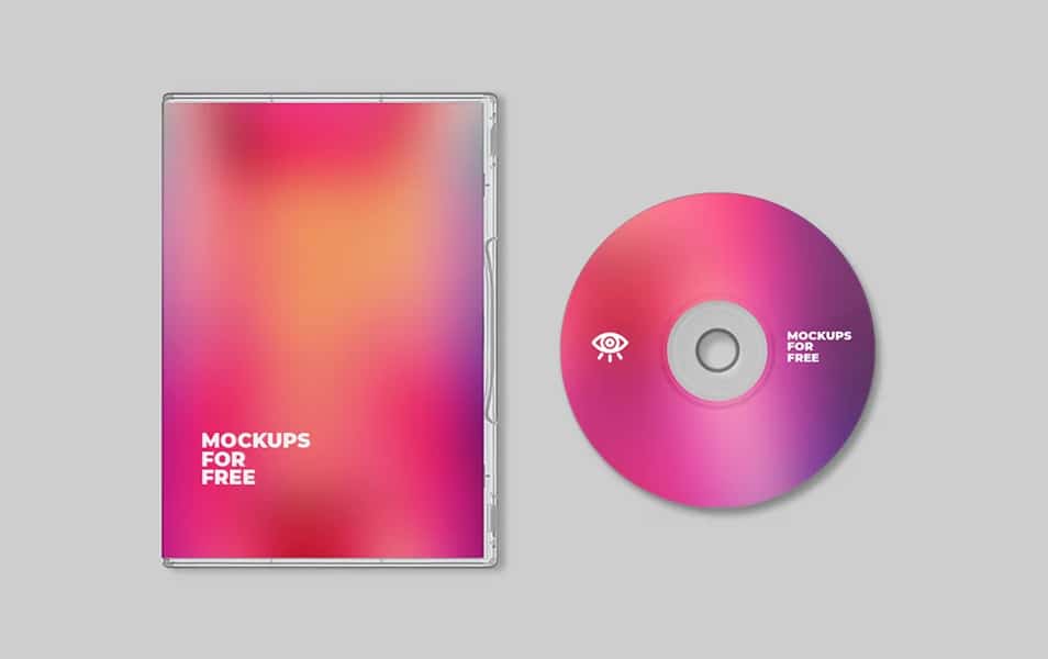 Plastic DVD Case Mockup