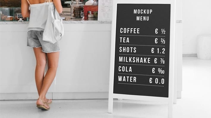 Restaurant Stand Mockup