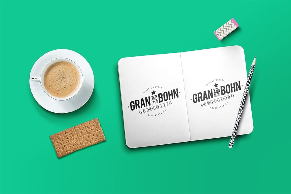 Sketchbook Mockup Template