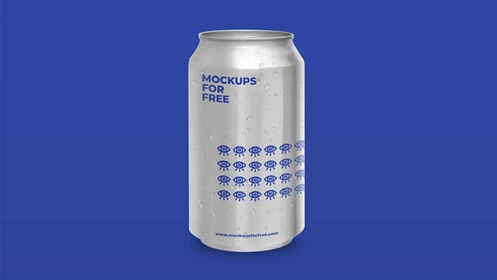 Soda Aluminum Can Mockup