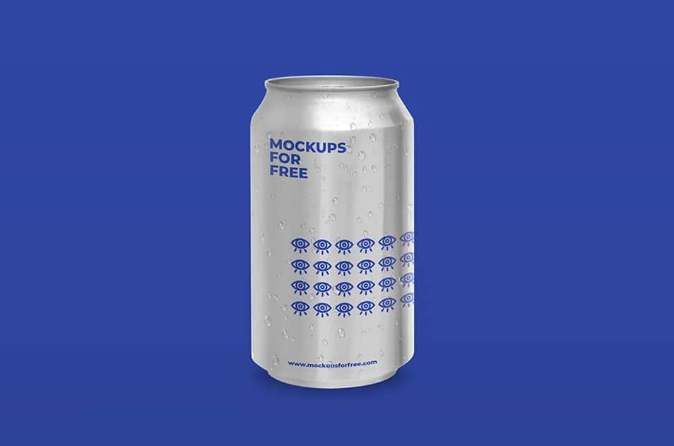 Soda Aluminum Can Mockup