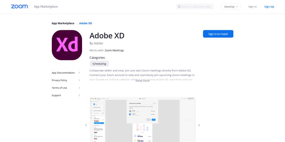 Zoom for Adobe XD