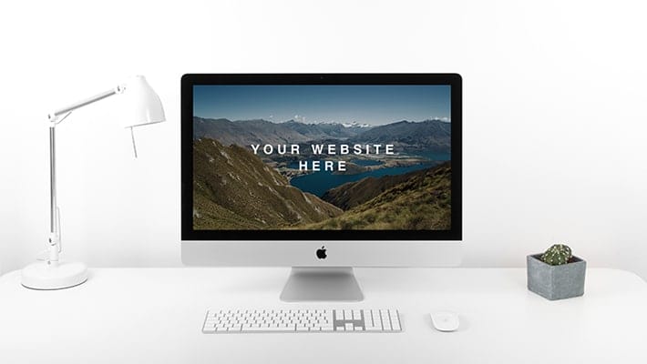 iMac PSD Mockup