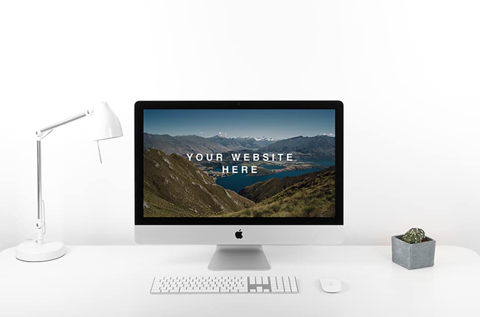 iMac PSD Mockup