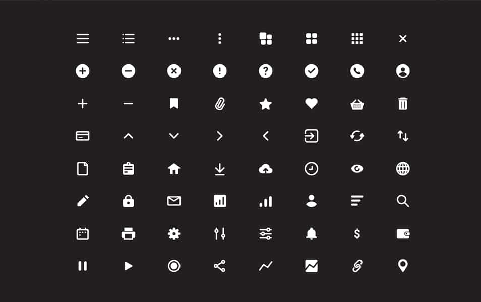64 Free Essential Icons