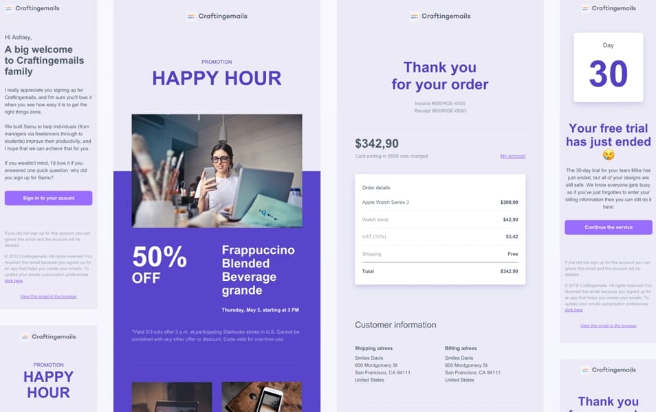 8 Free Responsive Email Templates