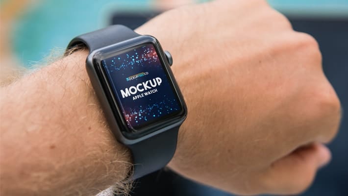 Apple Watch V03 Free PSD Mockup