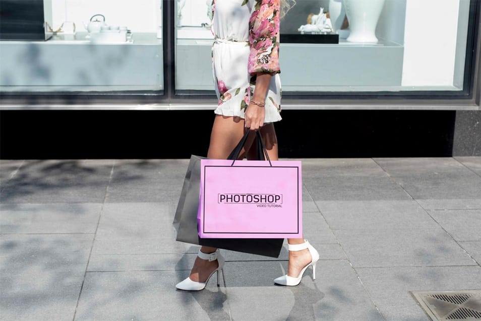 Awesome Shopping Bag Mockup