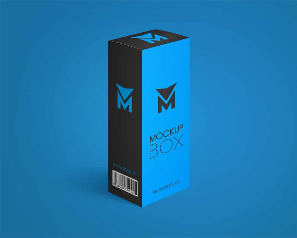 Box Packaging Free PSD Mockup