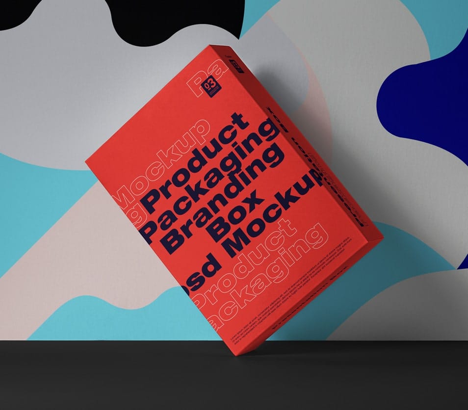 Box PSD Packaging Mockup