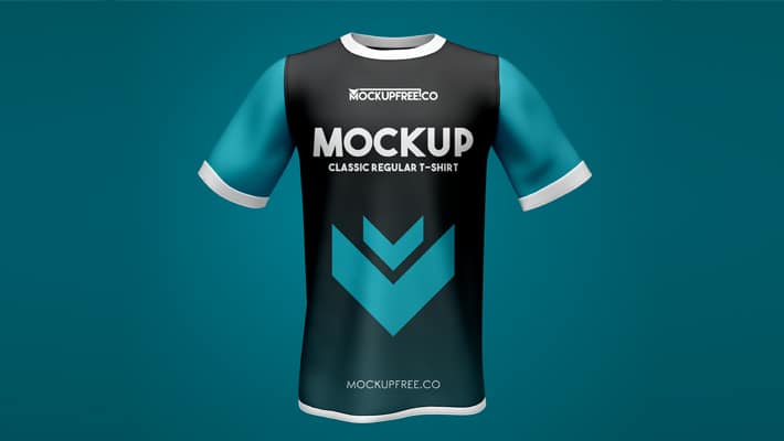Classic Regular T-Shirt 2 Free PSD Mockups