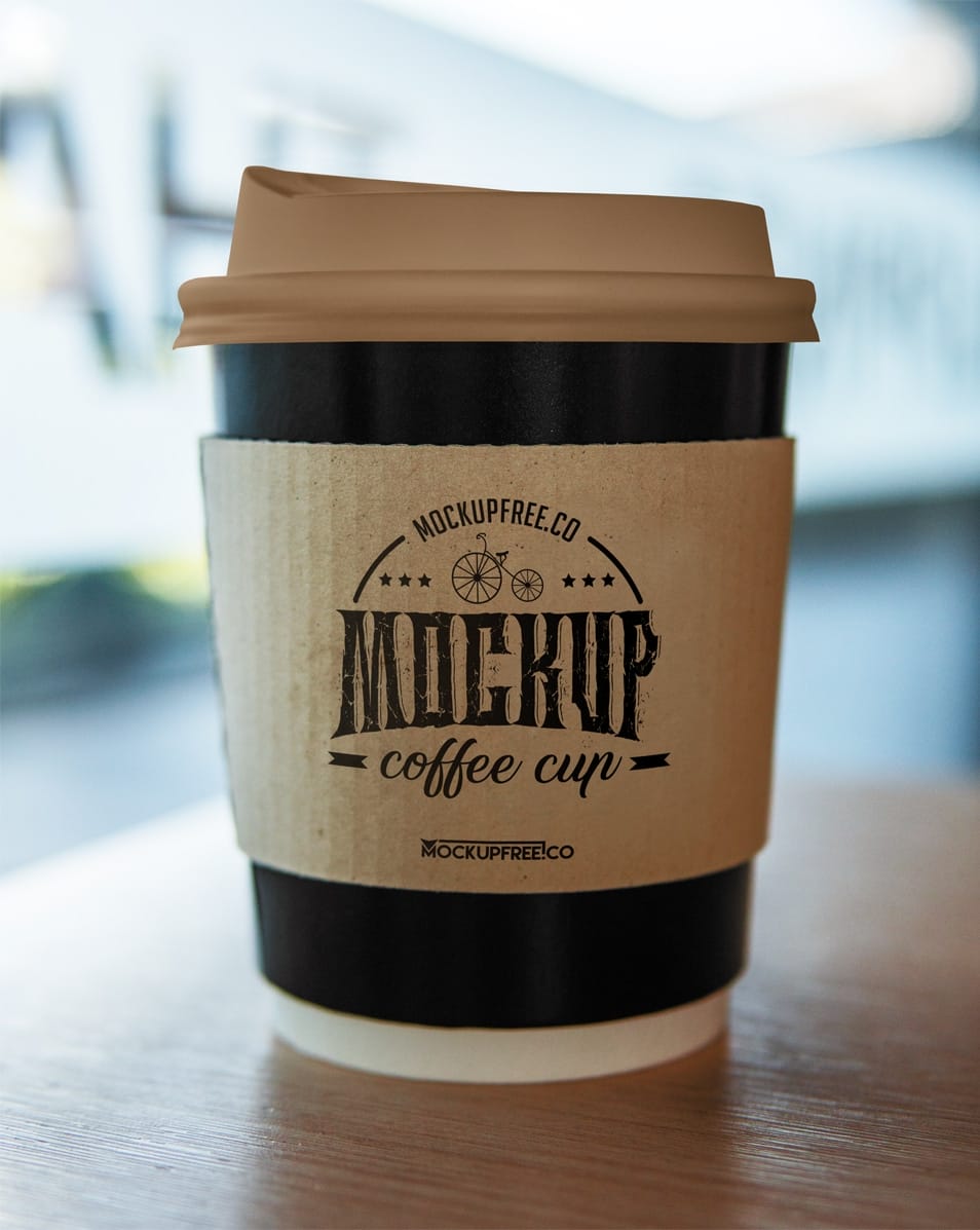 Coffee Cup Free PSD Mockup