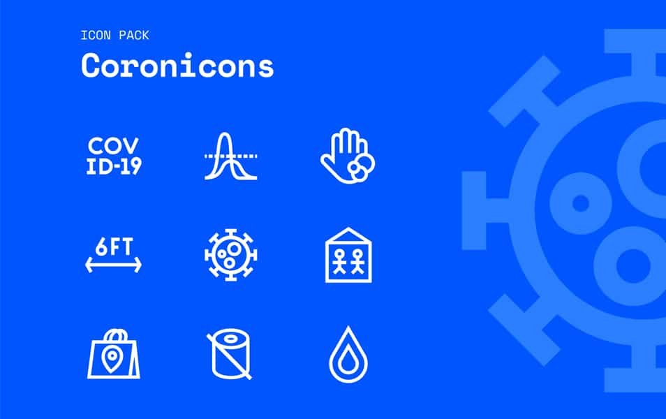 Coronicons Covid-19 Icon Pack