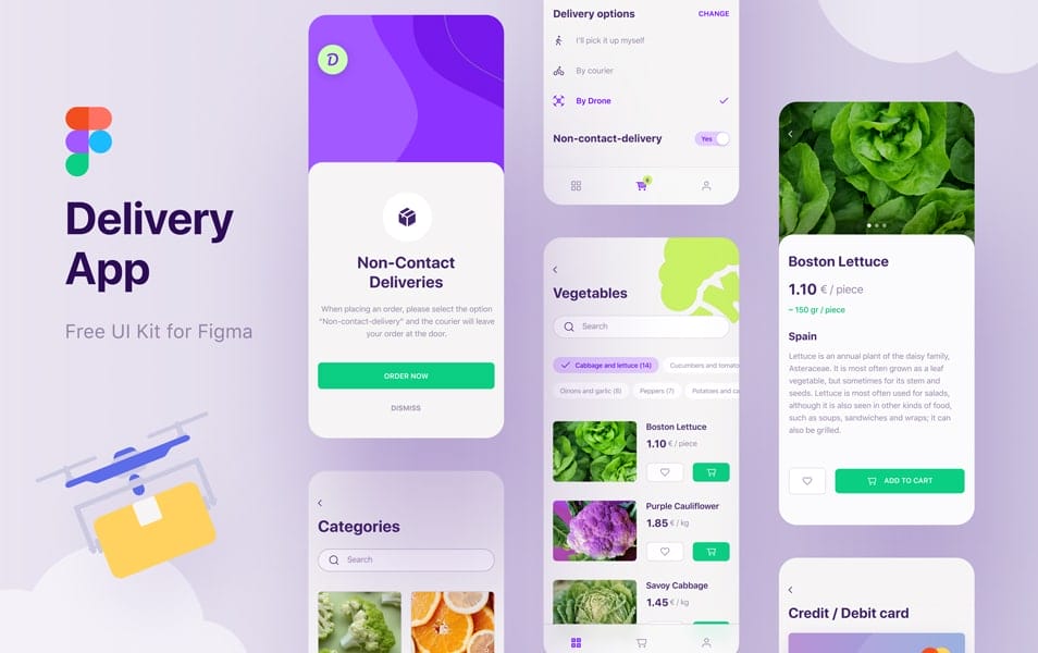 Delivery App UI Kit