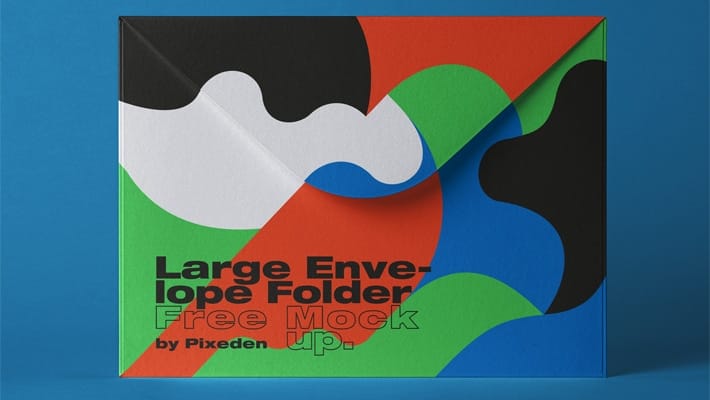 Folder PSD Envelope Mockup