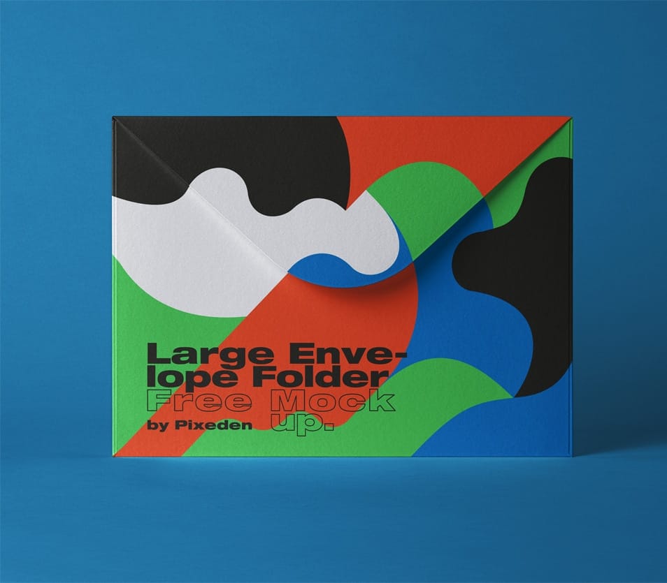 Folder PSD Envelope Mockup