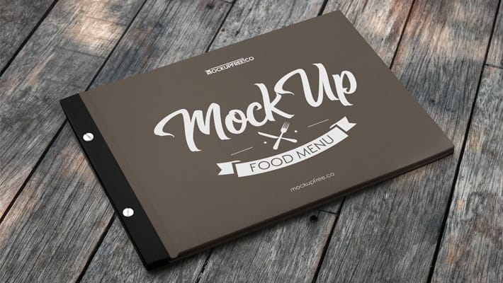 Food Menu Free PSD Mockup