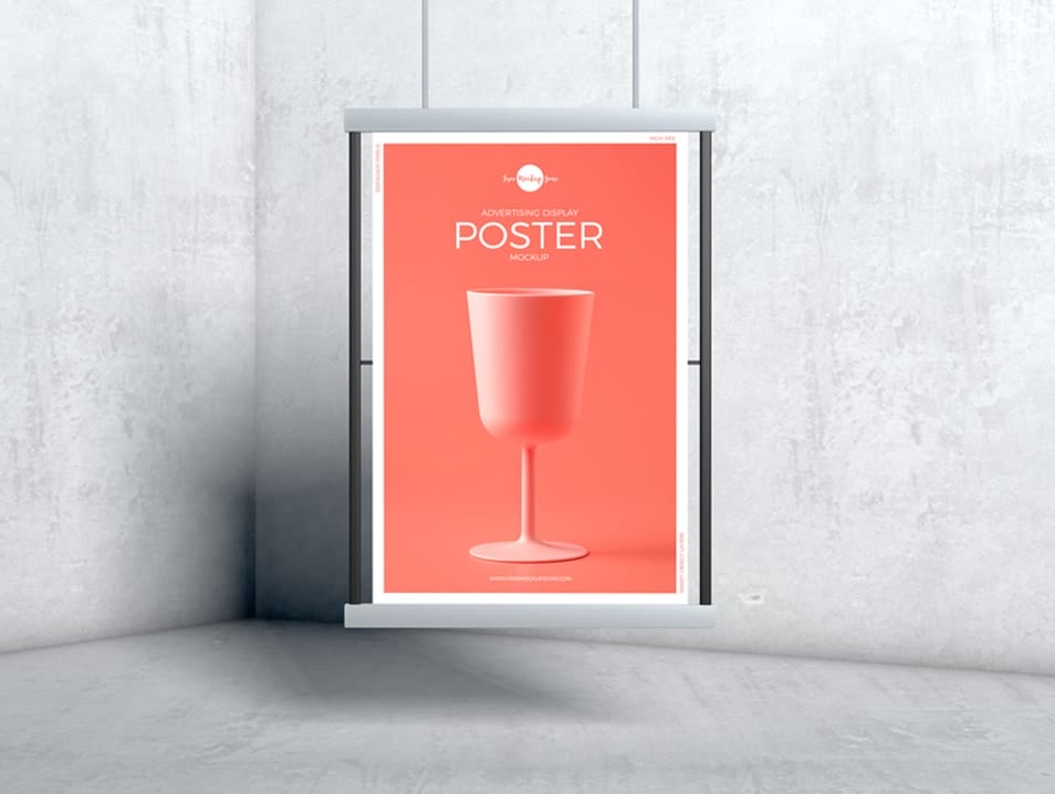 Free Advertising Display Poster Mockup » CSS Author