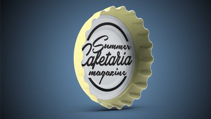 Free Bottles Cap MockUp