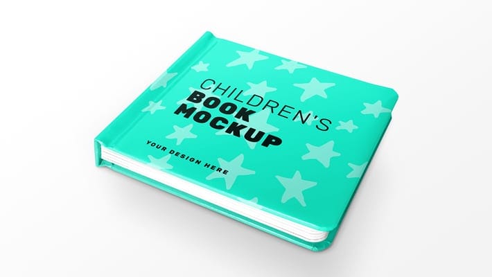 Free Children's Book Cover Mockup
