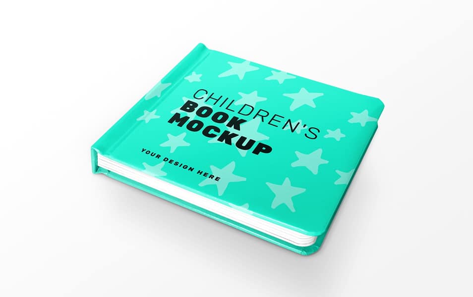 Free Children's Book Cover Mockup
