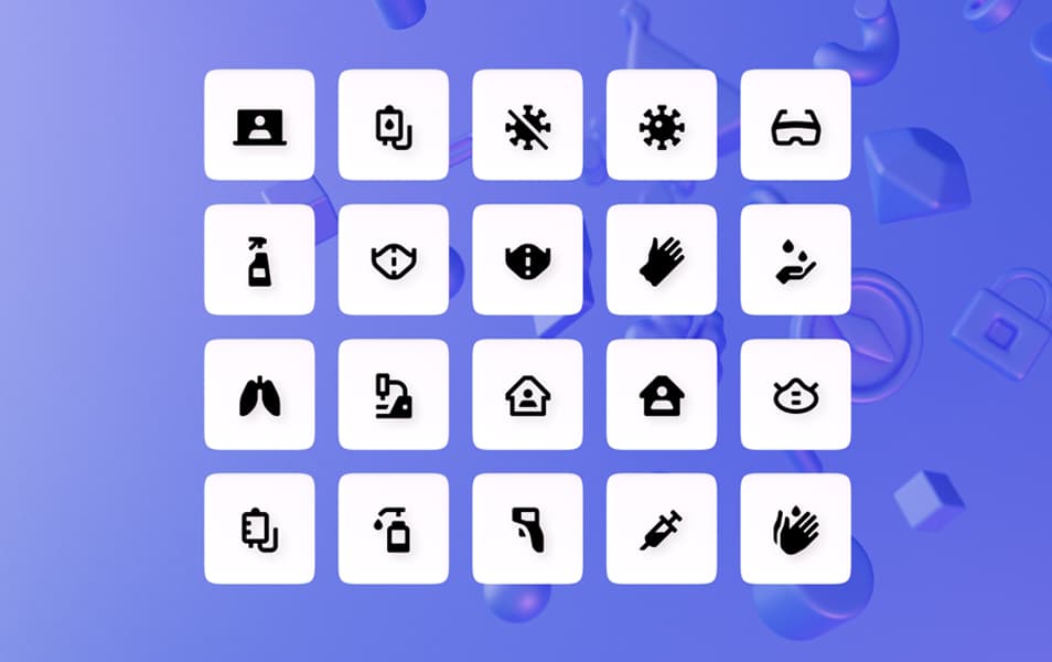 Free Corona Related Icons