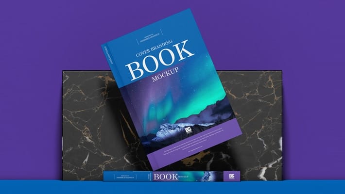 Free Cover Branding Book Mockup